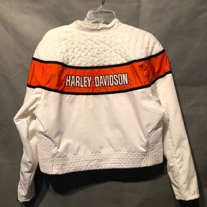 Harley Davidson racing jacket Sz XL LADIES